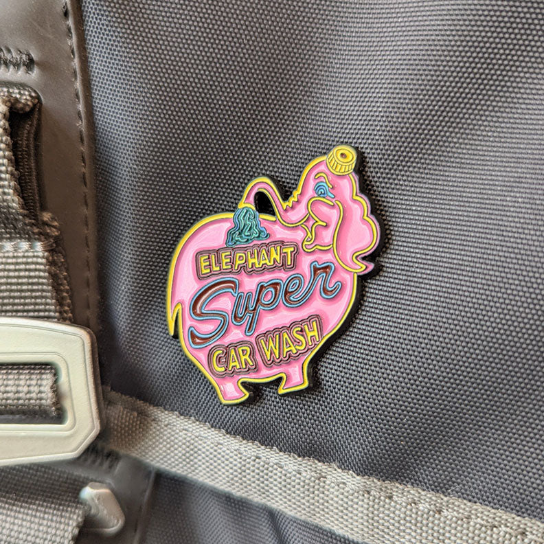 "Elephant Car Wash" Pin
