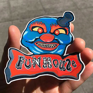 "Funhouse Clown" Sticker