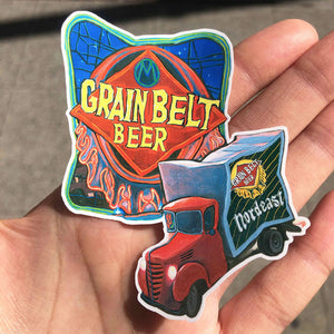 "Grain Belt Beer Sign" Sticker