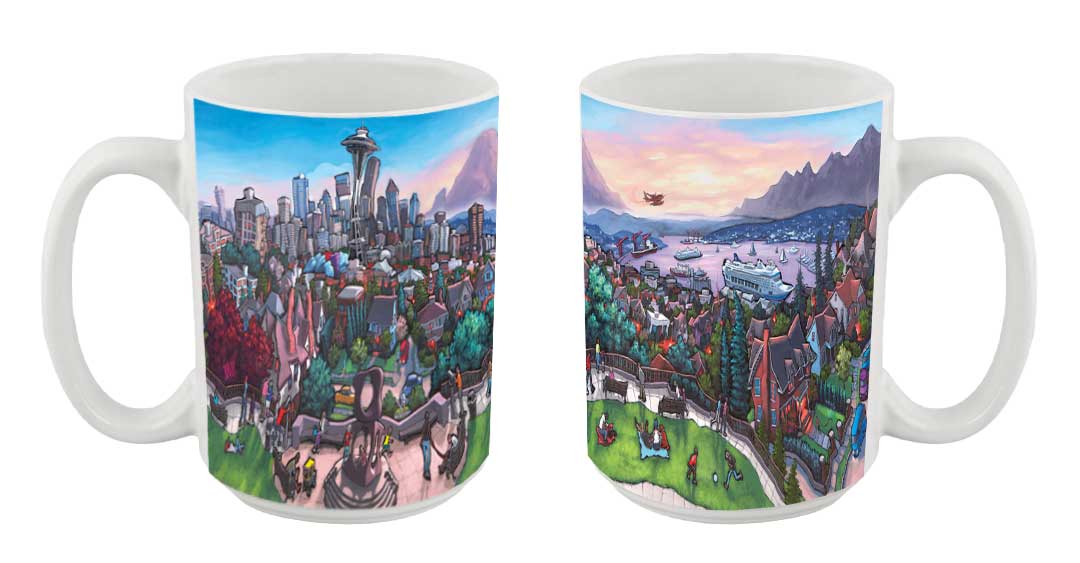 "Seattle Skyline - Kerry Park" Mug