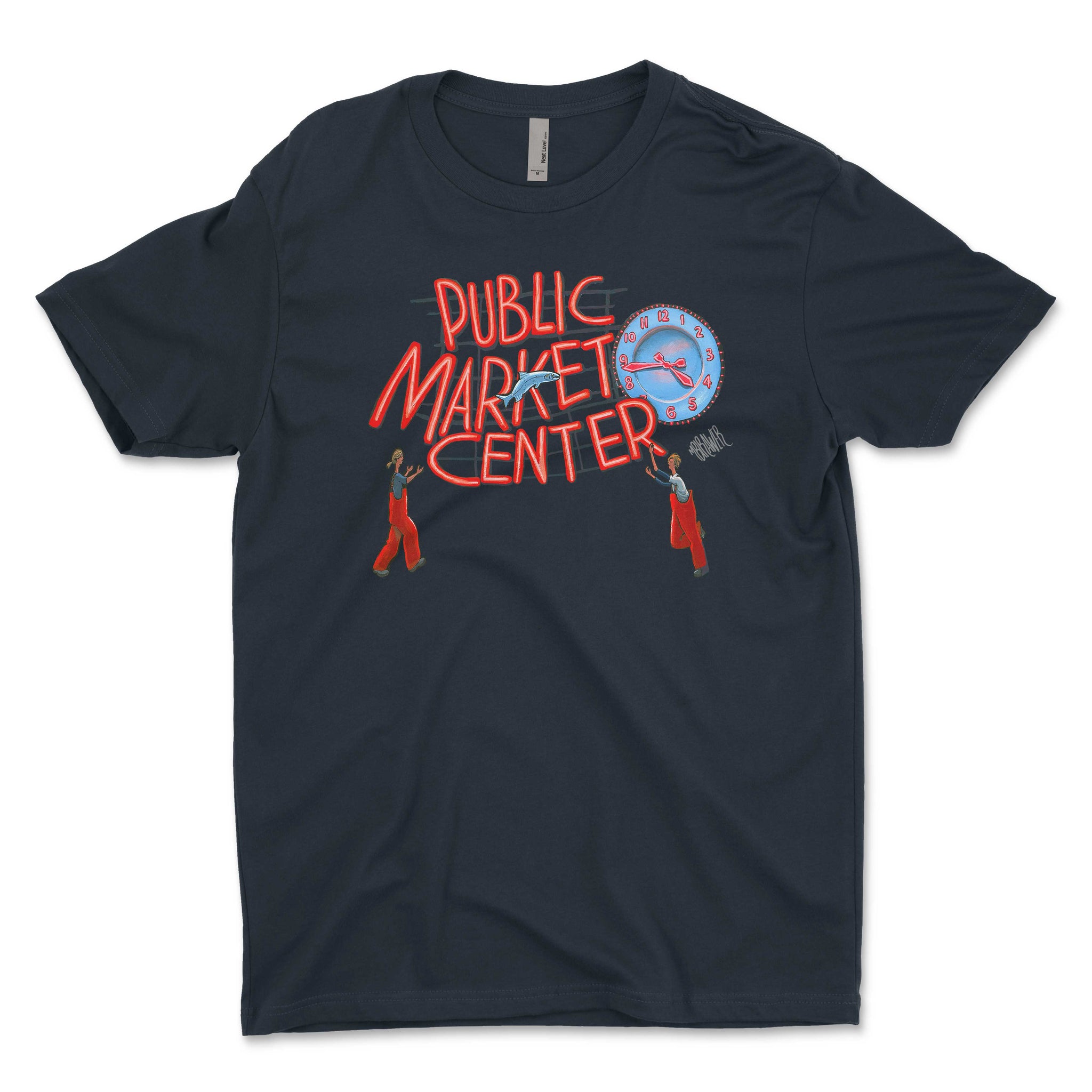 Pike Place Market unisex T-Shirt XL / Black