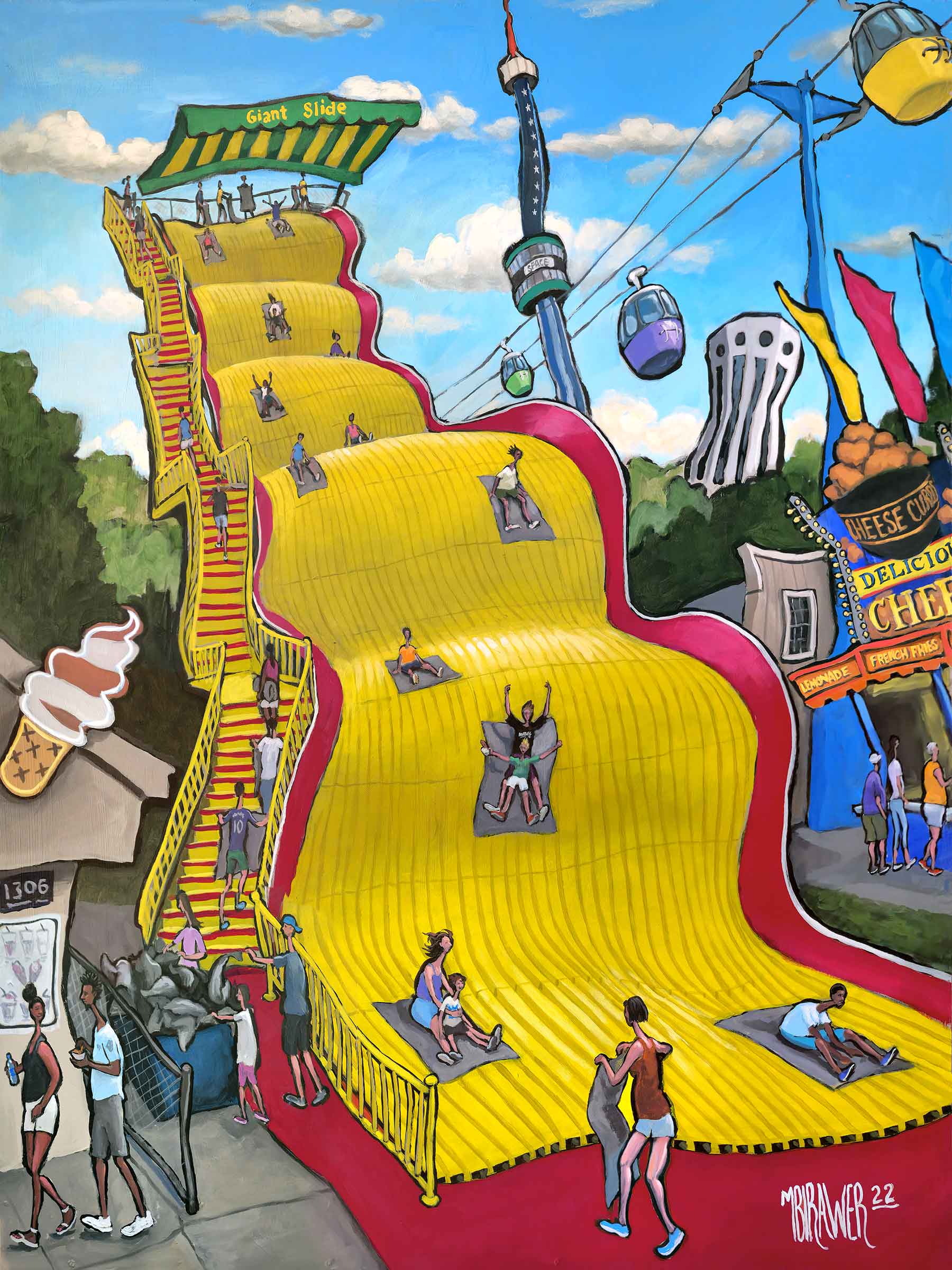 The Giant Slide Minnesota State Fair Michael Birawer Shop the-giant-slide-minnesota-state-fair-michael-birawer-shop