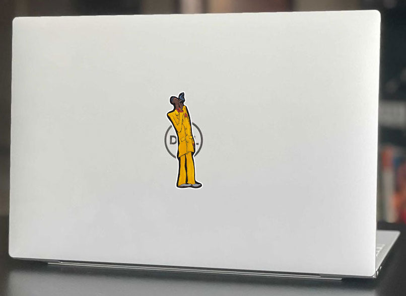 "Yellow Suit Man" Sticker