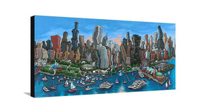 Chicago Skyline Large Canvas