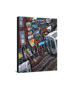 Damen and North Medium Canvas