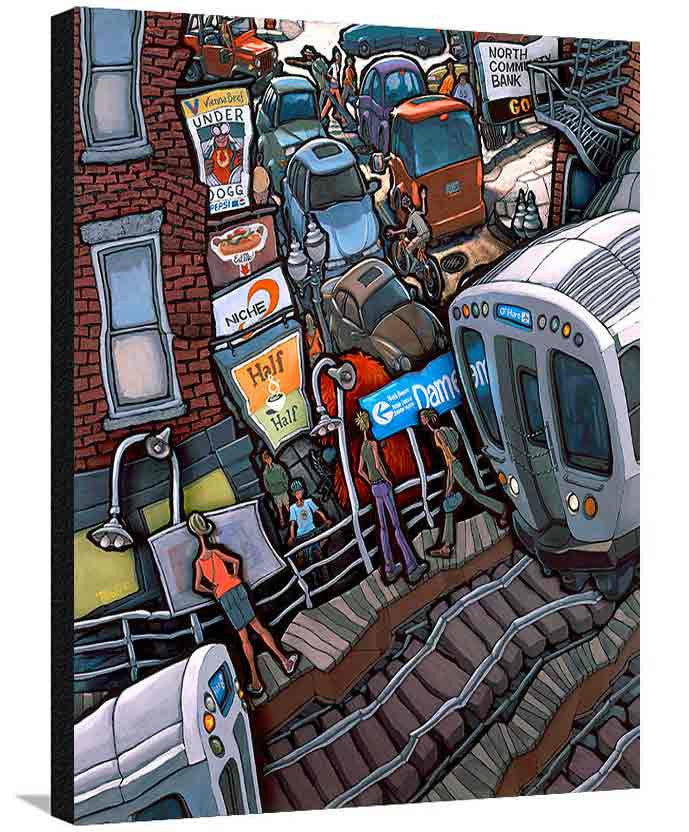 Damen and North XL Canvas