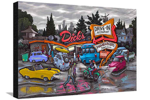 Dick's Drive-In XL Canvas