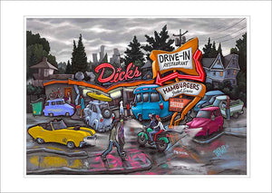 Dick's Drive-In Small Canvas