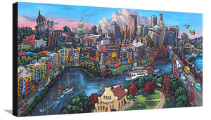 Downtown Saint Paul XL Canvas
