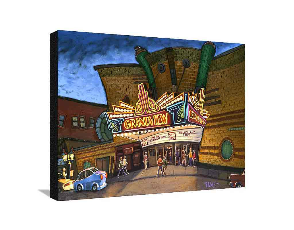 Grandview Theater Large Canvas