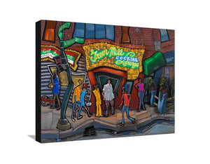 Green Mill Large Canvas