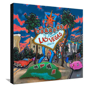 Welcome to Las Vegas XL Canvas