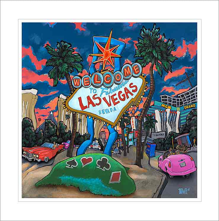 Welcome to Las Vegas Small Canvas