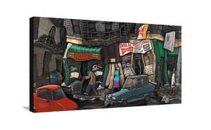 North State Street Large Canvas