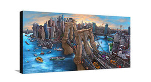 Brooklyn Bridge New York Large Canvas