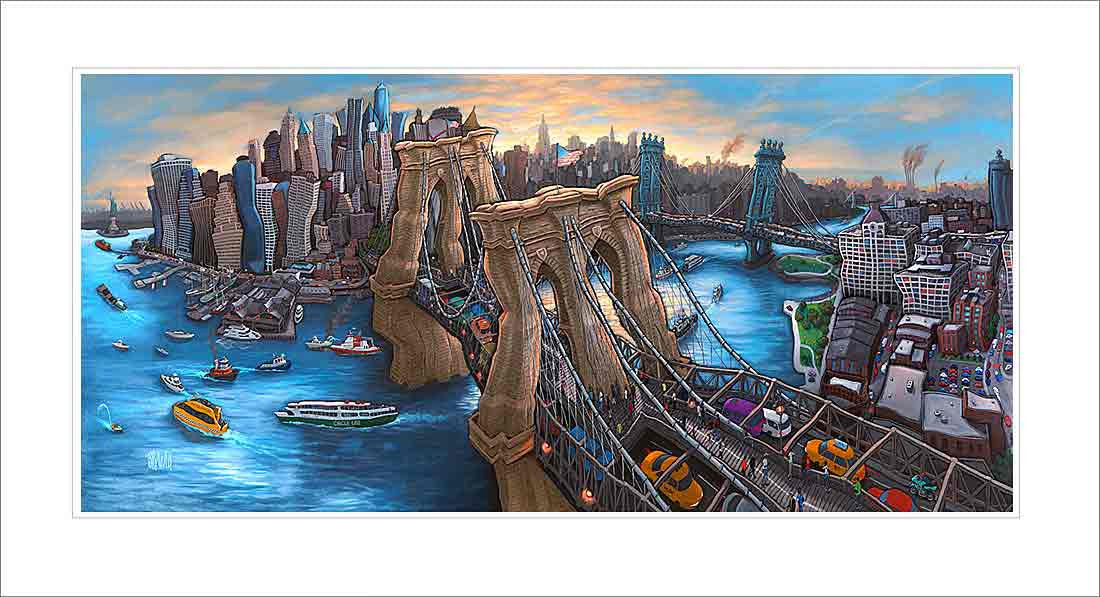 Brooklyn Bridge New York Small Canvas