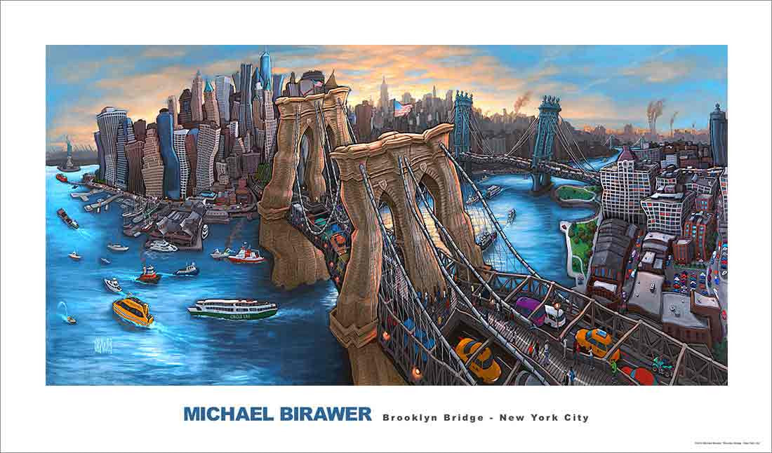 Brooklyn Bridge New York Poster