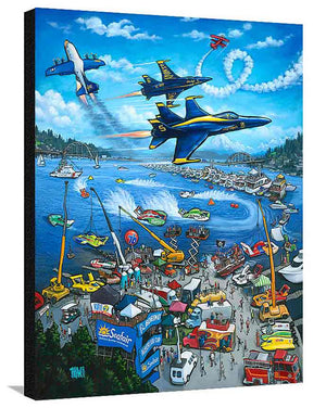 Seafair 65th Anniversary XL Canvas