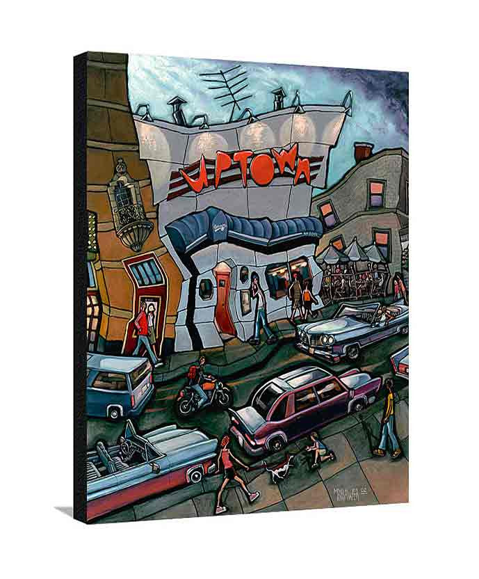 Uptown Bar Large Canvas